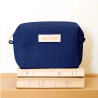 Maison Scarlett - Trousse de toilette souple Charlotte bleu